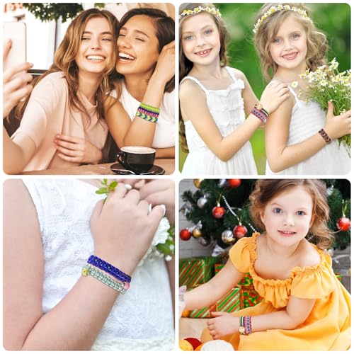 Yebebao Friendship Bracelet Making kit, Gifts for 5 6 7 8 9 10 11 12 Year Old Girls, Arts and Crafts for Kids Ages 6-12, DIY Toys for Birthday Party Travel Christmas Advent Calendar Children's Day - Image 5