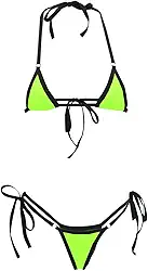 Conjunto de 2 peças de tanquíni de micro biquíni Skorts para roupa de banho sexy de malha triangular havaiana 2 peças micro conjuntos de 2 peças