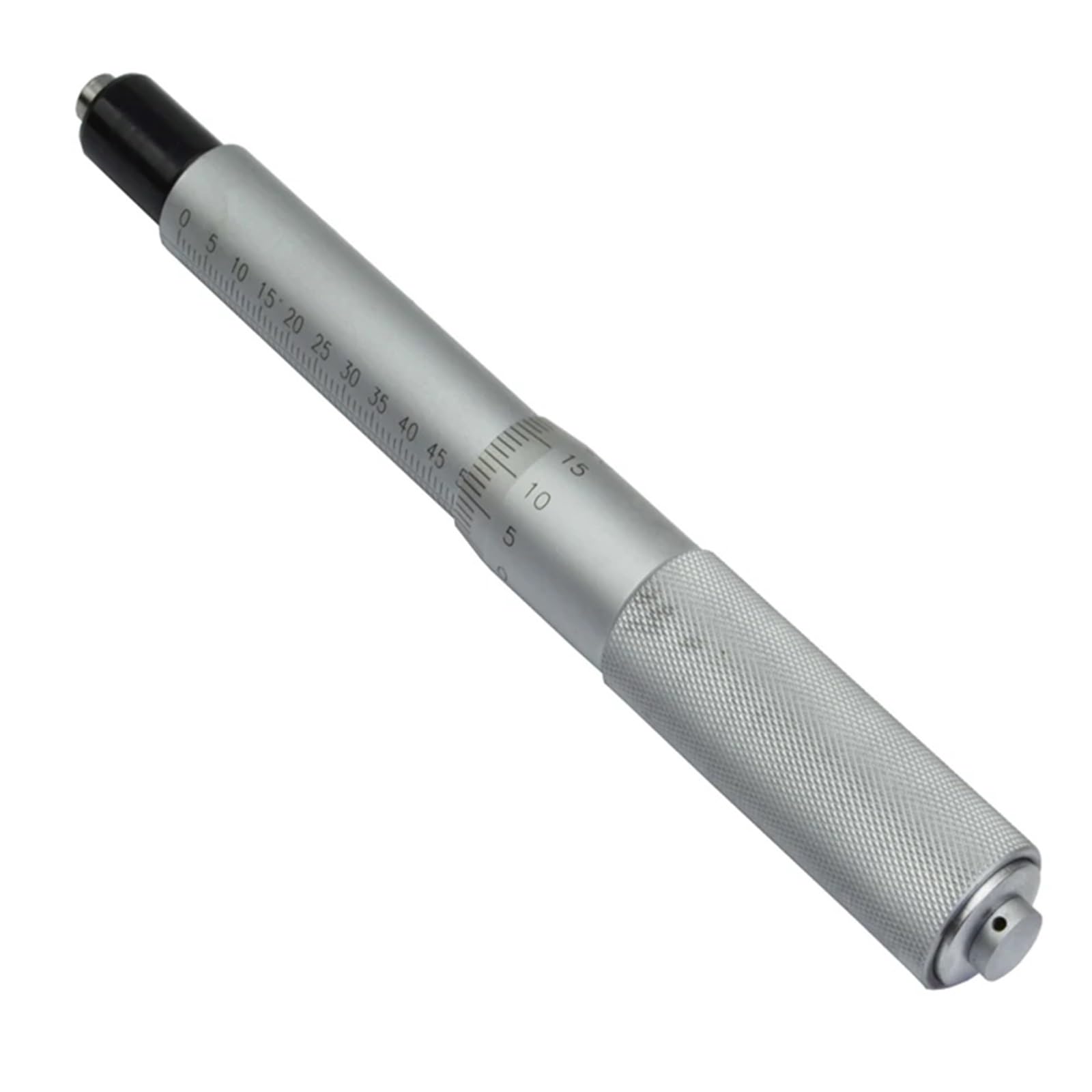 0-50mm Micrometer Head Flat Measuring Face With Nut And No Nut Metal Measure Tool Flat Head 0-50mmx0.01mm Micrometer Heads(No nut)