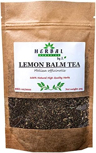 Lemon Balm Tea Loose Leaves Dried Melissa - Calm Relax Nervous - Herbal Remedies by J. - Melisa 50g