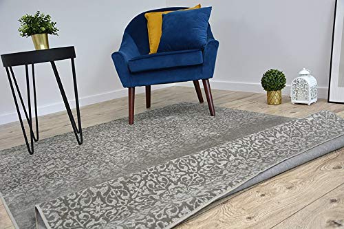 Tapis de sol vintage gris Nobis 84312 créer un coin lecture chaleureux