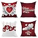 Fodera Per Cuscino In Flanella Di San Valentino Fodere Per Cuscino Posteriore Per Auto Fodera Per Cuscino Del Divano Del Soggiorno Decorazioni Per La Casa 45X45 Cm