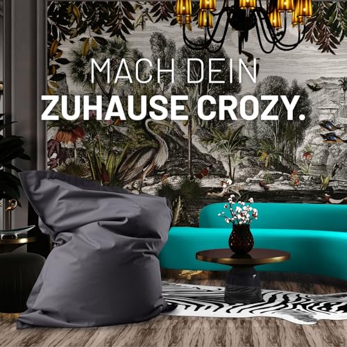 Lumaland Riesen-Sitzsack XXL 140x180 cm | Wasserfestes Indoor & Outdoor Liegekissen mit über 3 Mio....