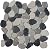 FuStone Decorative Tiles Interlocking Tumbled Pebble Tiles (10-Sheets) Kitchen Floor Bathroom Patio Stone Tile for Indoor and Outdoor Use Natural River Rock Stones SA-CP004-10