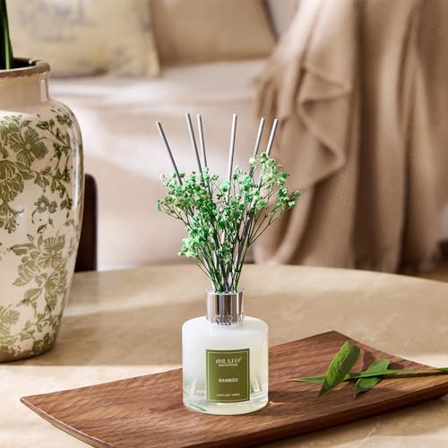 Image of Airkeep Reed Diffuser Set - 3.38 fl oz(100ml) Bamboo Scent Diffuser Home Fragrance Diffuser Set Includes 8 Reed Diffuser Sticks,Home Decor & Office Decor, Fragrance and Gifts