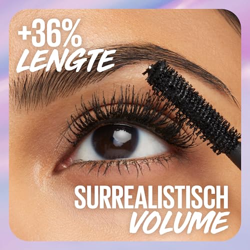 Maybelline New York Falsies Surreal Very Black Tusz do Rzęs, Czarny