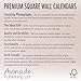 Poodle 2026 Calendar | Square Wall Calendar | Dog Breed Gift | Plastic Free Packaging | by Avonside Publishing