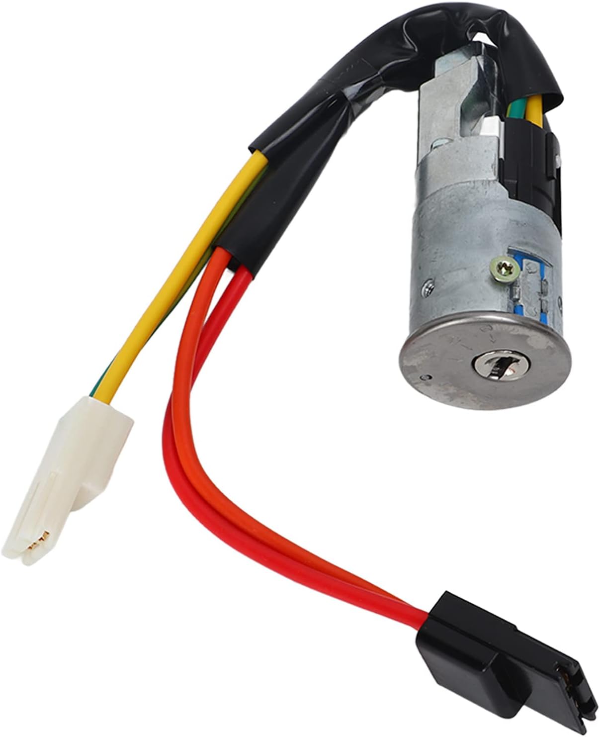 Ignition Lock Switch 7700772942 4Pin Ignition Lock Barrel Switch High Strength Direct with 2 Key for Cars