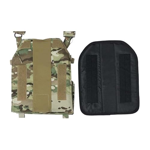 2 Pcs Tactical Vest Pad Eva Foam Insert Cushion For Paintball Hunting Vest Inner Liner Heat Dissipation Shock Plate 10X12 Black #TOP5