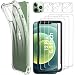 Produktbild Luibor [7 in 1] Schutzfolie kompatibel mit iPhone 12 Pro, Hülle und Kamera Panzerglasfolie,Soft TPU Bumper Hülle,Unterstützt Blitzaufnahmen,9H Härte, HD Klar Display,6.1 Zoll