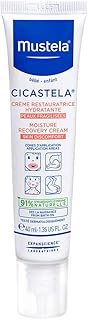 Mustela Cicastela Moisture Recovery Cream - Multipurpose Baby Ointment for Skin Discomfort - with Natural Avocado & Hyaluronic Acid - Fragrance-Free - 1.35 fl. Oz