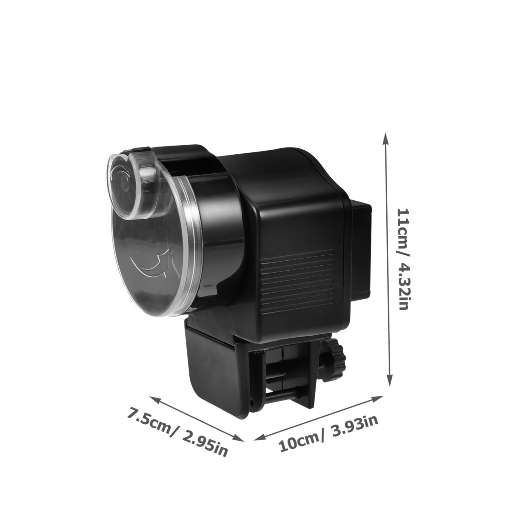 VICASKY Distributeur Automatique pour Poissons Aquarium sans Piles Distribuant Nourriture Précisément