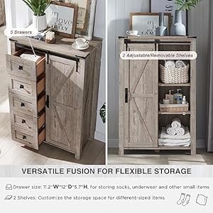 T4tream5drawersdresserforbedroomwslidingbarndoorfarmhousemoderntalldresser5chestofdrawersstorageorganizerdresserforbedroomhallwaylivingroomkidsroomlightrusticoak Urban Country Home Decor T4tream 5 drawers dresser for bedroom wsliding barn door farmhouse modern tall dresser 5 chest of drawers storage organizer dresser for bedroom hallway living room kids room light rustic oak urban country home decor