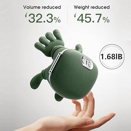 Miniatura 5 de Masajeador de cuello con manos y dedos, masajeador de calor de tacto real, terapia térmica avanzada en casa, amasado eléctrico 4D, calefacción de