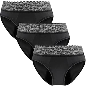 Anntry Vrouwen Periode Broek Hoge Taille Postpartum Katoen Ondergoed Absorberende Lekvrije Menstruele Knickers Multipack