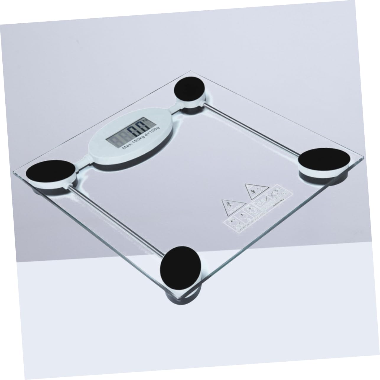 Báscula Digital de Baño 28Cm con Vidrio y Sensores de Alta Precisión para Control de Peso Corporal para Hogar y Salud Familiar