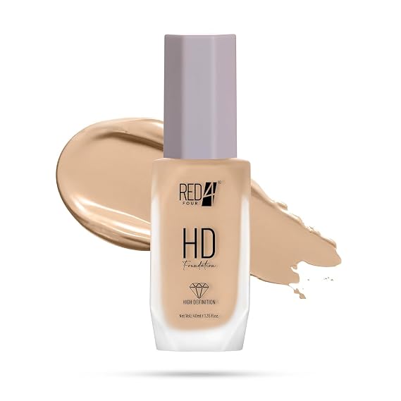 HD Foundation | Full Coverage | Matte Foundation | Lightweight Formula | Long Lasting | 40ml (05)