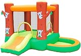 Castillo Hinchable Castillo Inflable para el hogar, Castillos hinchables, tobogán Inflable de Agua, trampolín pequeño, Parque acuático al Aire Libre,...