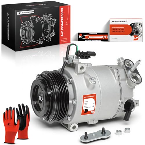 A-Premium Air Conditioner AC Compressor with Clutch Compatible with Ch
