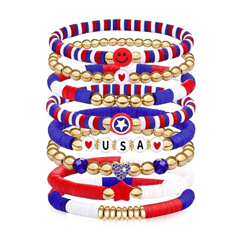 lakayfimily 250 Anniversary USA Merchandise 4th of July Outfits for Women Men Teens Red White Blue...