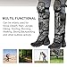 MDSTOP Snake Gaiters Snake Chaps, Waterproof Snake Guards, Adjustable Snake Bite Protection for Lower Legs, Snake Chaps for Men & Women, Snake Proof Gaiters for Hunting,Outdoor and Farm Working