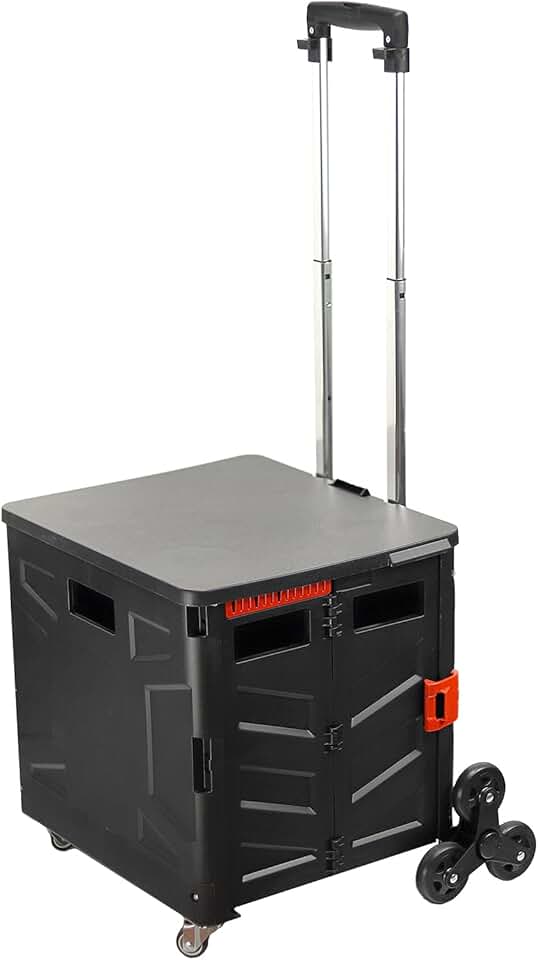 rolling cart with seat