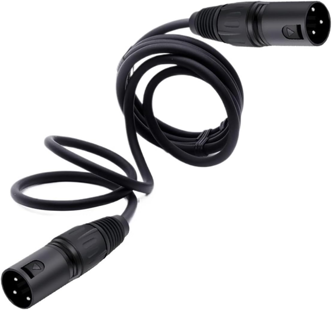 Audio Extension Cord Cable 3 Pin Male to Microphone(Black,10m)