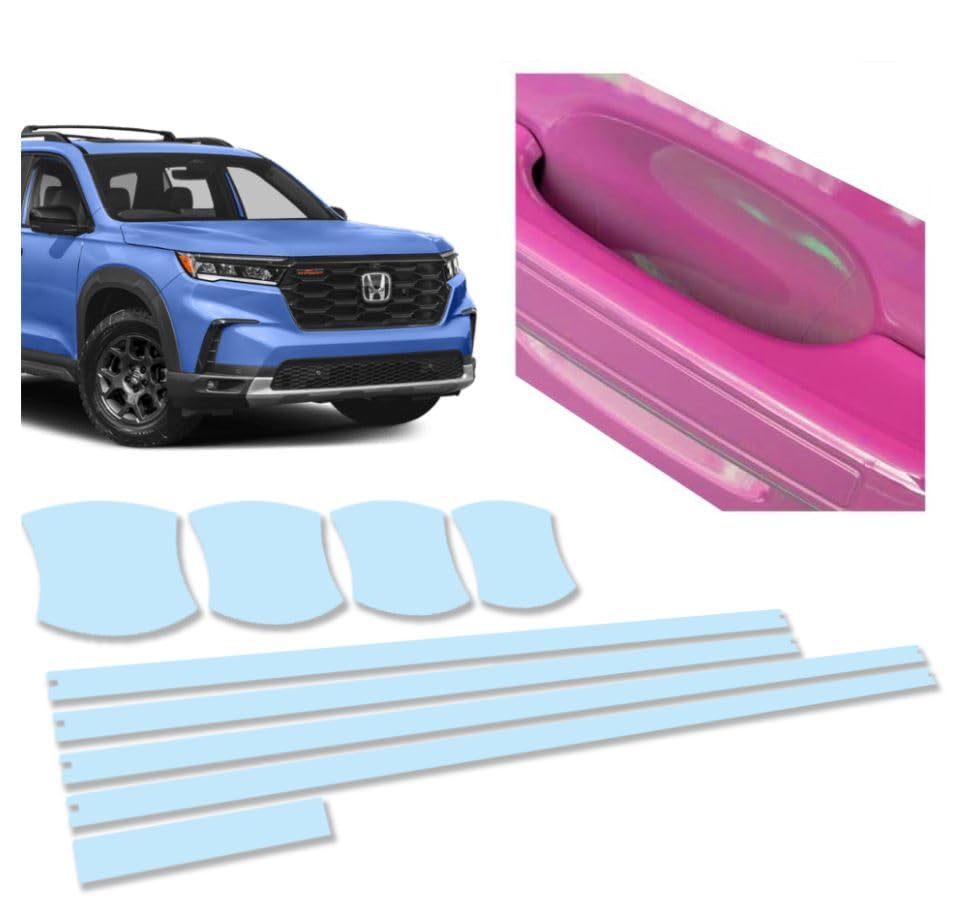 PreCut Precise fit for Honda Pilot (2023 2024) PPF Door Edge guard & door handle cup protectors  Paint protection as exterior Accessory  Perfect Fit