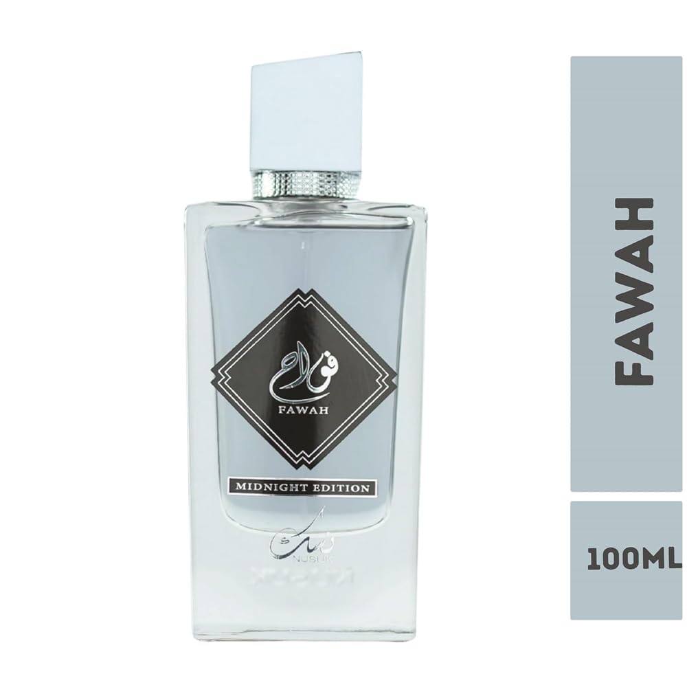Nusuk Fawah Midnight Eau De Parfum Unisex, 80ml, Long-Lasting