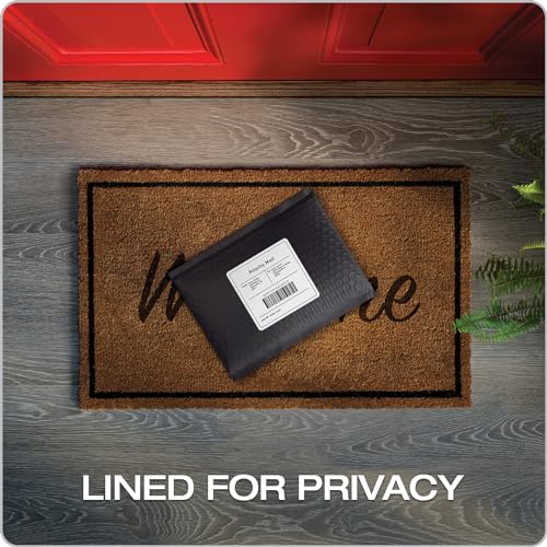 Image of Quality Park Bubble Mailers, 6 x 9 Inch, White Poly Mailers, Padded Envelopes, Shipping Envelopes, Water Resistant, Self Seal, 50 Per Box (QUA85856), Plastic (Pack of 4)