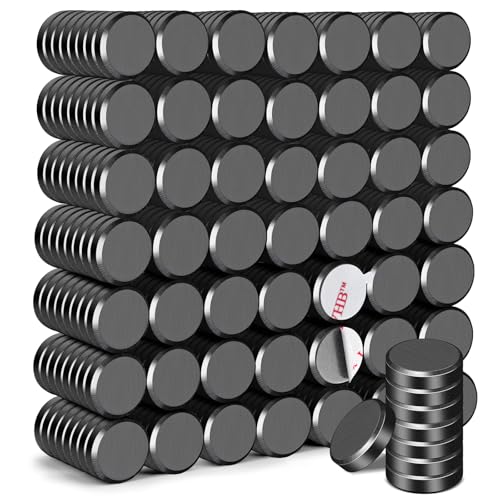 DIYMAG Strong Adhesive Magnets,400pcs 0.6x0.12in Fridge Refrigerator Magnet