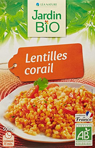  Jardin Bio Lentilles Corail 500 g