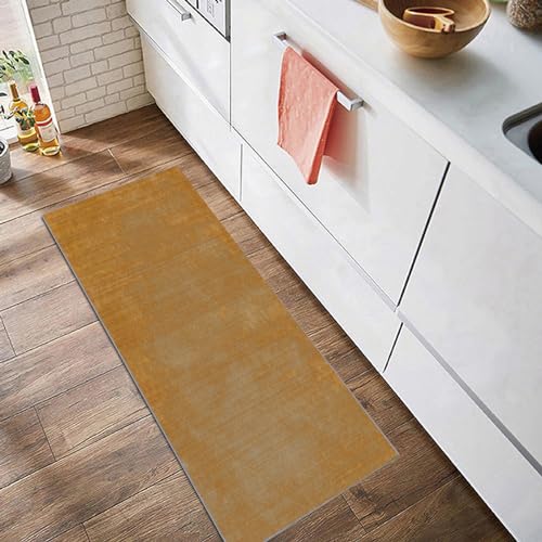 Tapis lavable long 80 x 340 cm antidérapant pour entrée et salon
