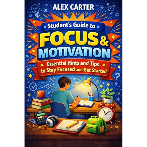 Student&rsquo;s Guide to Focus and Motivation Audiolibro Por Alex Carter arte de portada
