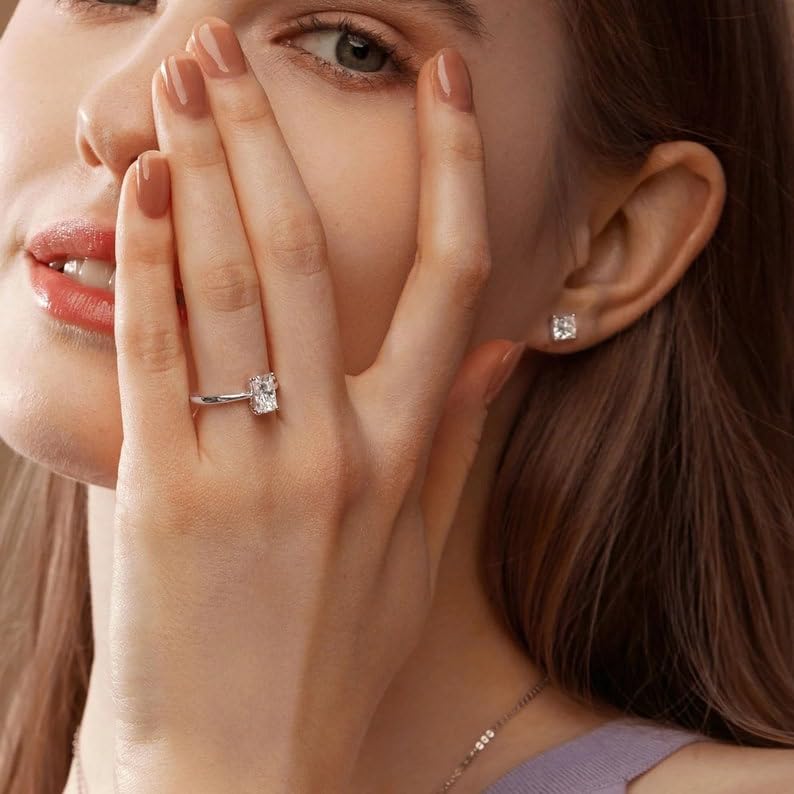 Bague solitaire en argent 925, le cadeau idéal pour sceller une promesse