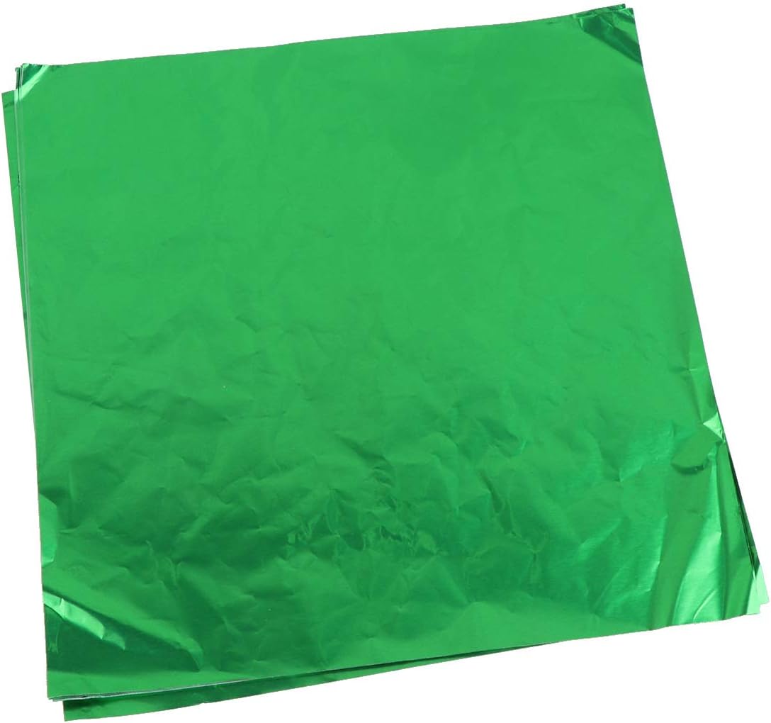 Toyvian 100pcs Gold Leaf Sheets Aluminium Foil Papers Gold Foil Papers