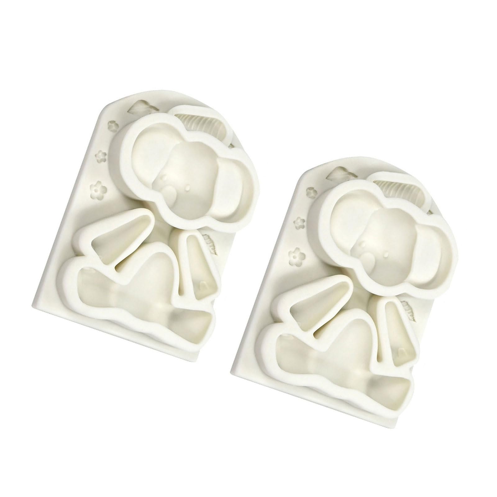 HGENAHGTF Of 2 Silicone Molds Chocolate Animal Shape Silicone Baking Dessert Cake Chocolate for Cake Candy Making Supplies