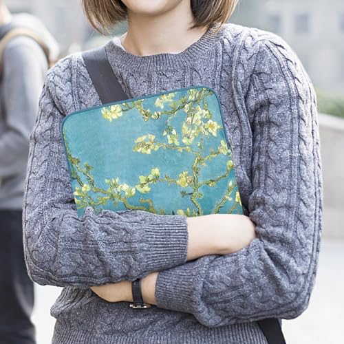 Image of MoKo 9-11 Inch Tablet Sleeve Bag Carrying Case Fits New 11inch iPad Air M4, iPad A16 2025, iPad Pro 11 M4, Air 5 /4 /3, iPad 10 /9 /8th Gen, Tab S8 /S9 11 inch, Tablet Carrying Case, Apricot Flower