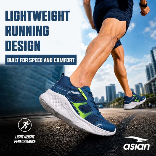 Image of ASIAN Toofan-02 Men's Sports Shoes | Breathable Upper, Steady Grip Sole, Lightweight Shoes for Gym & Daily Use