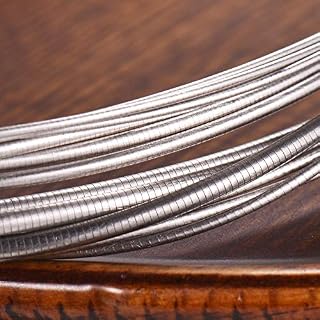 WGOEODI 4 pièces/Ensemble de Cordes de Guitare Acoustique, Corde de Guitare en Acier, pour Guitare Folk Acoustique… – Image 4