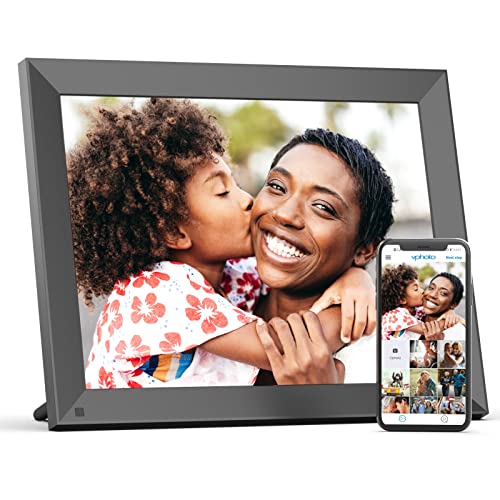 Fullja Wifi Large Digital Photo Frame 15 Inch - Smart Digital Picture Frame, 32Gb, Motion Sensor, Full Function, Share Photos And Videos Via App Or Email, Unlimited Cloud Storage, Wall Mountable #TOP21