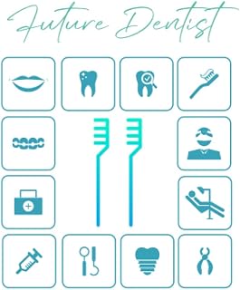 Future Dentist: A notebook to jot down important dental-related information. An ideal present for aspiring dental hygienists, dental therapists, dental students, periodontists, and dentists.