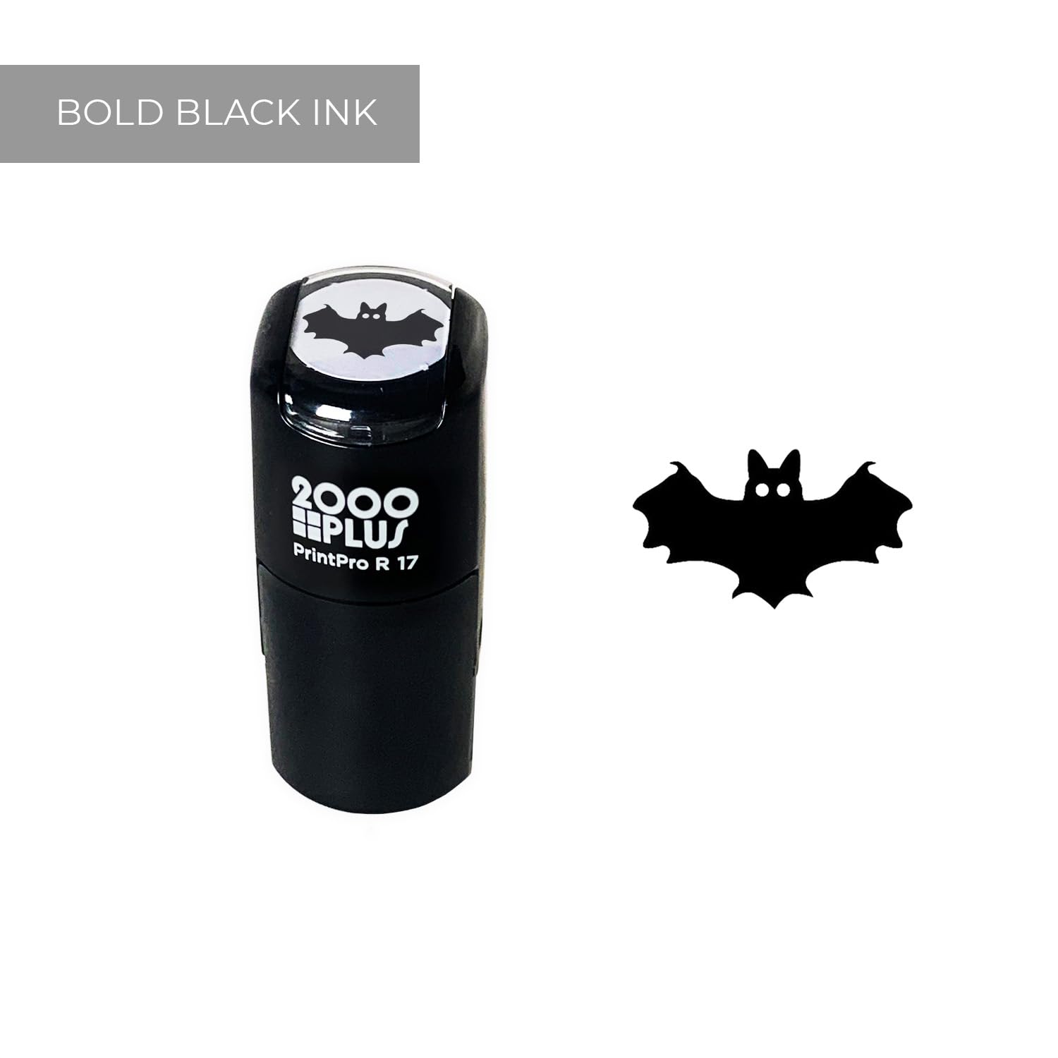 Black Bat Self Inking Stamp - Halloween Teacher Reward -2 Black Bat Self Inking Stamp - Halloween Teacher Reward -2