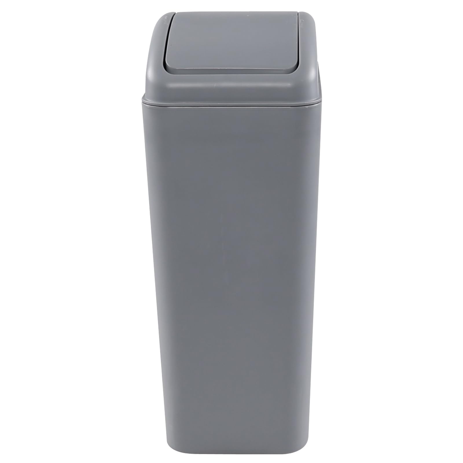 Zerdyne 12 L Swing Top Trash Bin, Plastic Slim Swing Bin, Grey