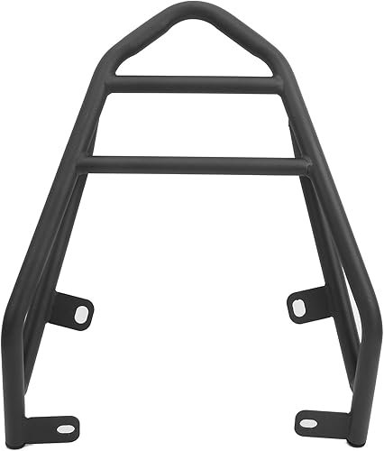 Miniatura 5 de Portaequipajes para motocicleta, estante trasero para equipaje de asiento individual, portaequipajes trasero soporte de tubo de acero M516‑B035‑BLK