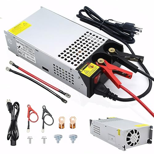 Image of New Upgraded DIY SMPS 110V AC to DC 24V 50A 1200W Power Supply, 24v Power Supply,110v to 24V Converter Voltage Transformer for Motor Pump CCTV 3D Printer Air Compressor Led (24V-50Amp-1200W, 24V)