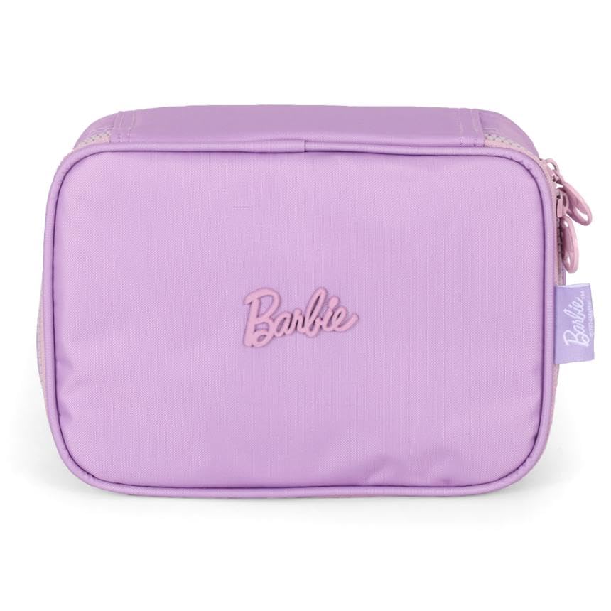 Estojo Escolar Infantil 100 Pens Barbie by Luxcel Ref 47719 (LILÁS)