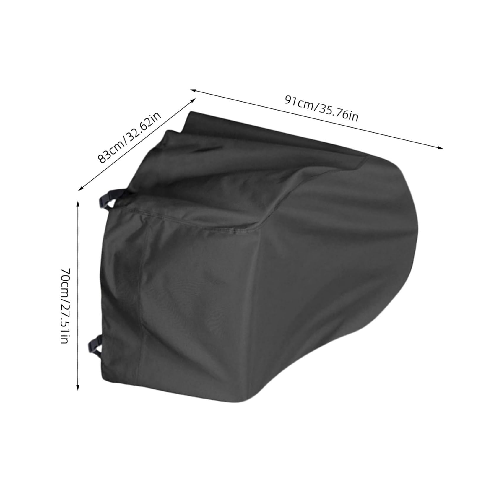 Housse Fauteuil Bascule Jardin Imperméable Oxford Protection Anti-uv et Vent Couverture de Meubles Extérieurs avec Cordon Ajustable Résistante Poussière et Aux Intempéries