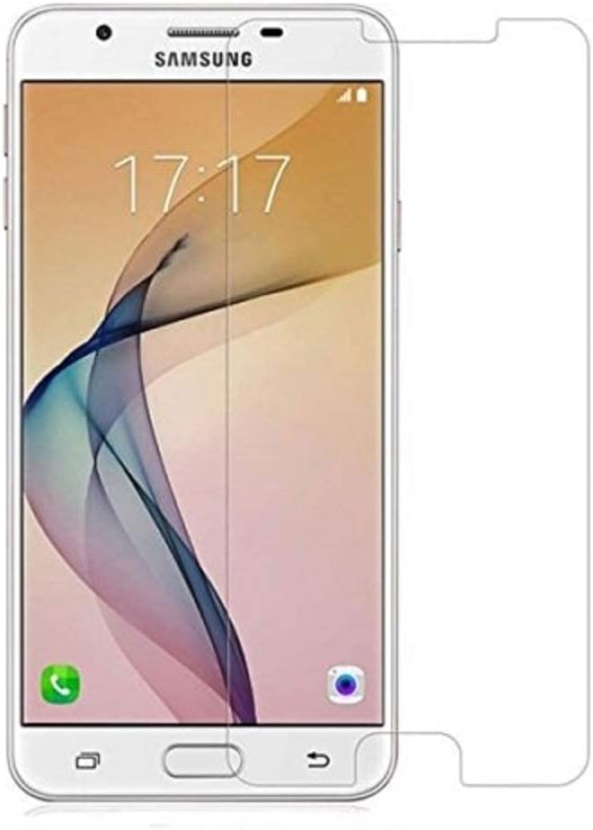 JGD PRODUCTS Case Friendly 2.5D Edge Tempered Glass for Samsung Galaxy J7 Prime, J7 Prime 2, Samsung Galaxy J4 (2018) with Full Screen Coverage (Except Edges) and easy installation kit
