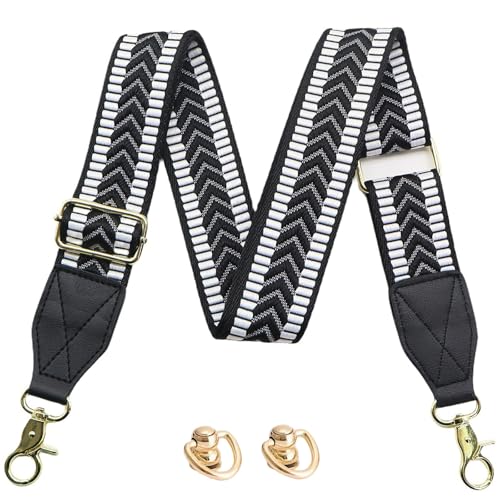 Image of LEMEDE Purse Strap Replacement Crossbody 1.5 inch Wide Shoulder Strap Adjustable Straps Handbag Strap Replacement Belts